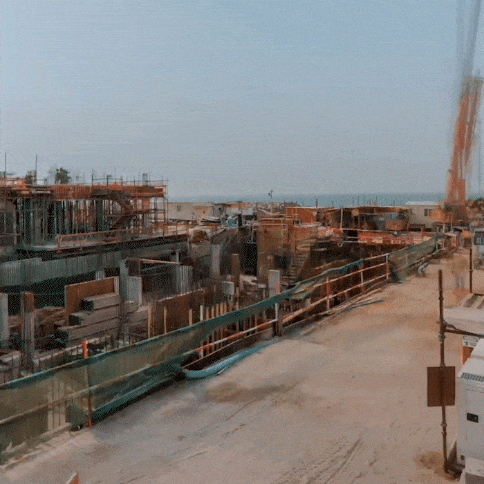 volare construction site july 2023