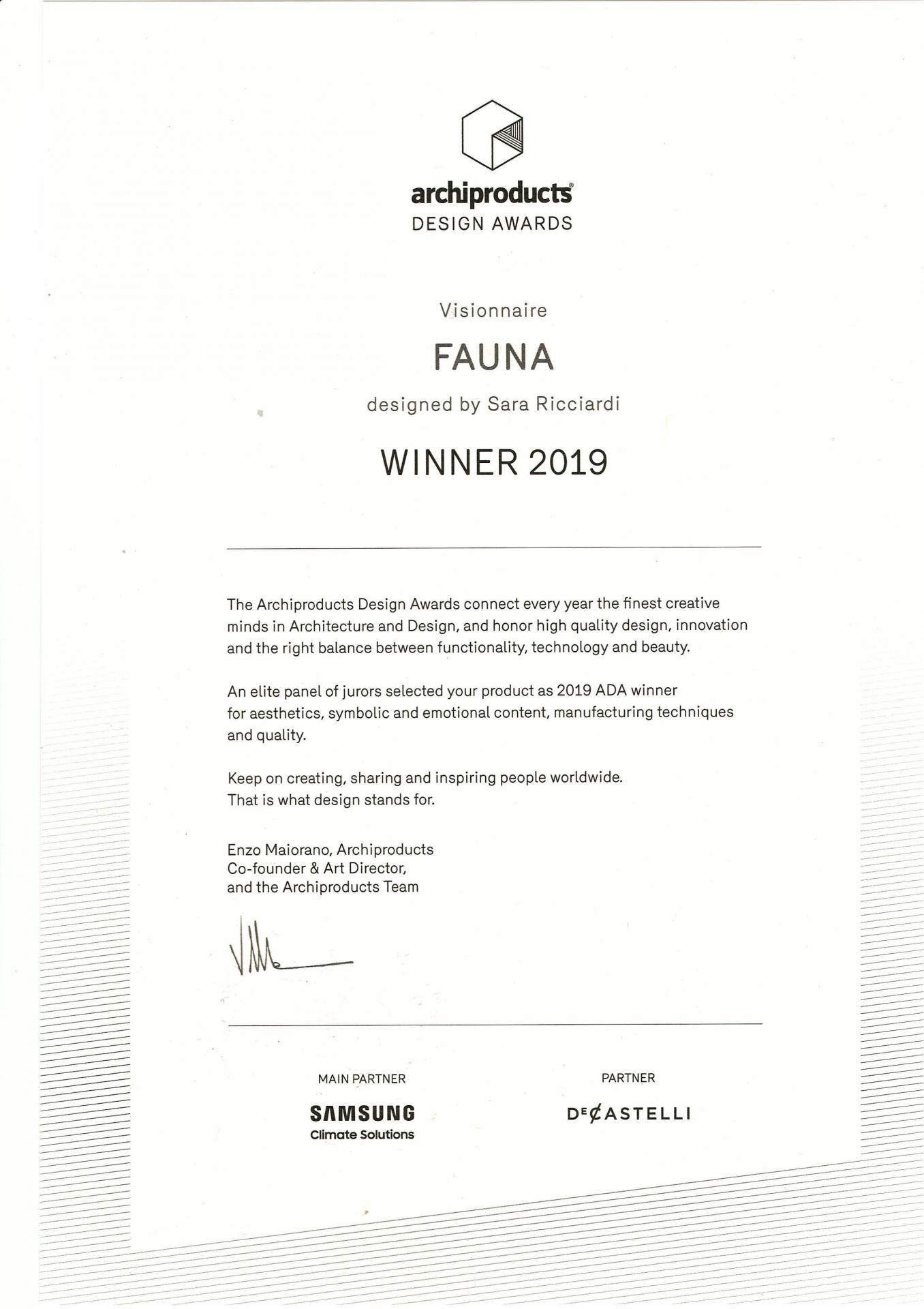 Archiproducts Design Awards 2019
