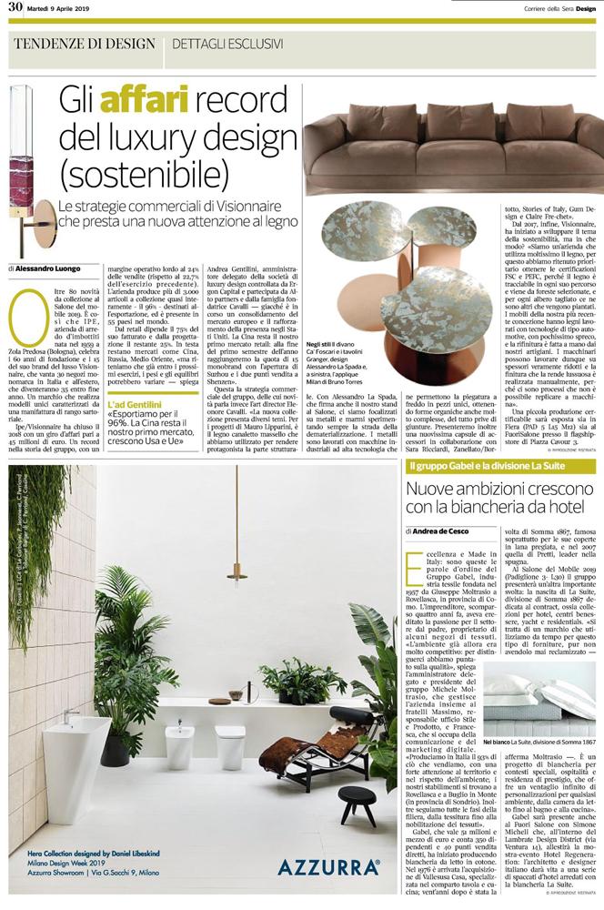 Corriere della Sera - Design