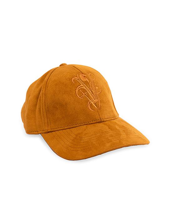 TOTAL SUEDE CAP WITH LOGO