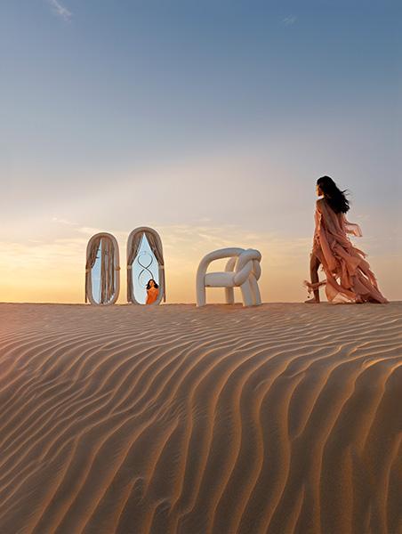 visionnaire nomad campaign 2024 with salma abu deif